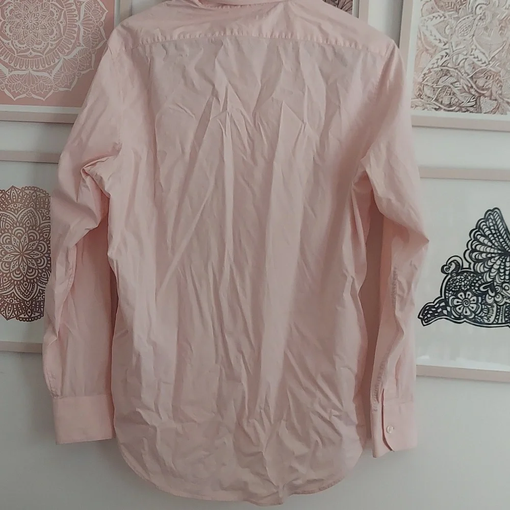 ☂️3/$30 Banana Republic pink dress shirt, size 15 - 15.5